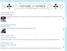 Tablet Screenshot of houseofninesdesign.com